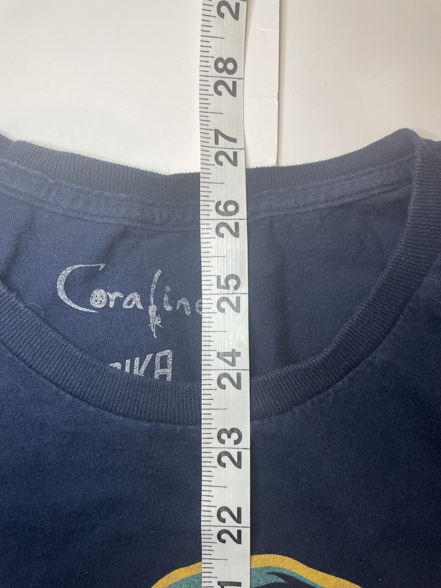 Coraline LAIKA Studios Blue T Shirt Large | eBay