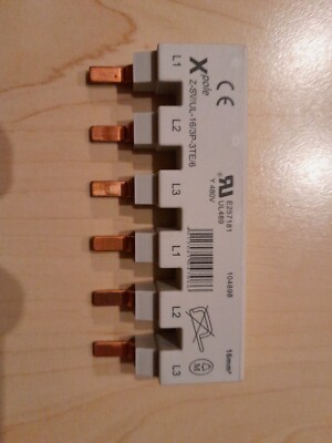 Eaton Moeller 104898 Z-SV/UL-16/3P-3TE/6 Phasenschiene 3pol 6TE neu