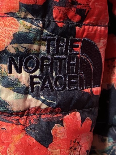 The North Face Mossbud Navy Floral Reversible Jacket Girls Size XL 18 - Picture 10 of 24