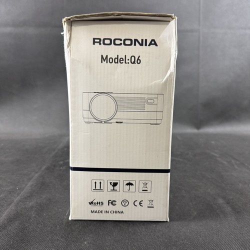 Roconia 5G WiFi Bluetooth Native 1080P 9800LM FHD 4k Movie Projector w/ Screen - Picture 2 of 4