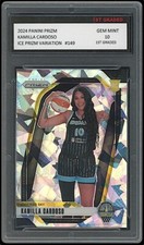 Kamilla Cardoso 2024 Panini Prizm Ice Variation WNBA 1st Graded 10 Rookie Card