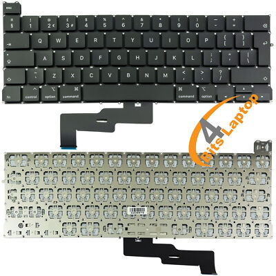 Ersatz für Apple MacBook Pro 13'' A2289 EMC 3456 schwarz UK Laptop Tastatur