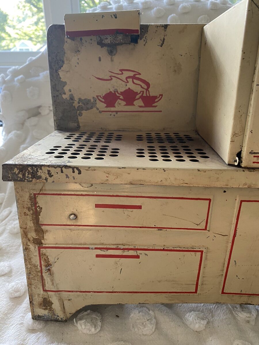 Vintage Toy Electric Tin Litho Empire Cold Warm Bake Oven Vintage Toy Electric Tin Litho Empire Cold Warm Bake Oven