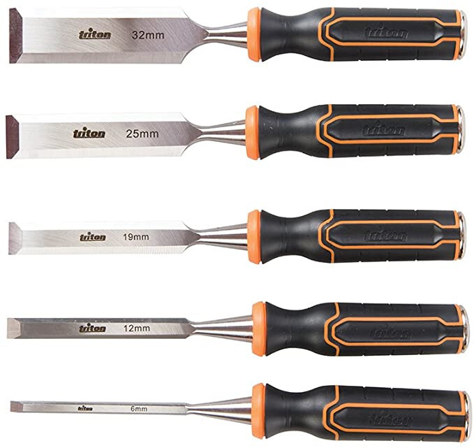 Ciseaux à bois Triton kit menuisier 6mm 13mm 19mm 25mm 32mm outillage