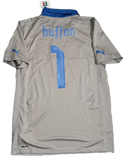 maglia calcio vintage Italia Buffon goalkeeper player issue EURO 2012 Puma *NEW* - Foto 1 di 14
