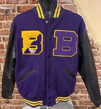 Bayfield High School Wolverines Large Varsity Jacket By Rennoc Made in USA