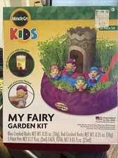Miracle Gro Kids MY FAIRY GARDEN Kit DIY Magical to Plant, Grow and Decorate