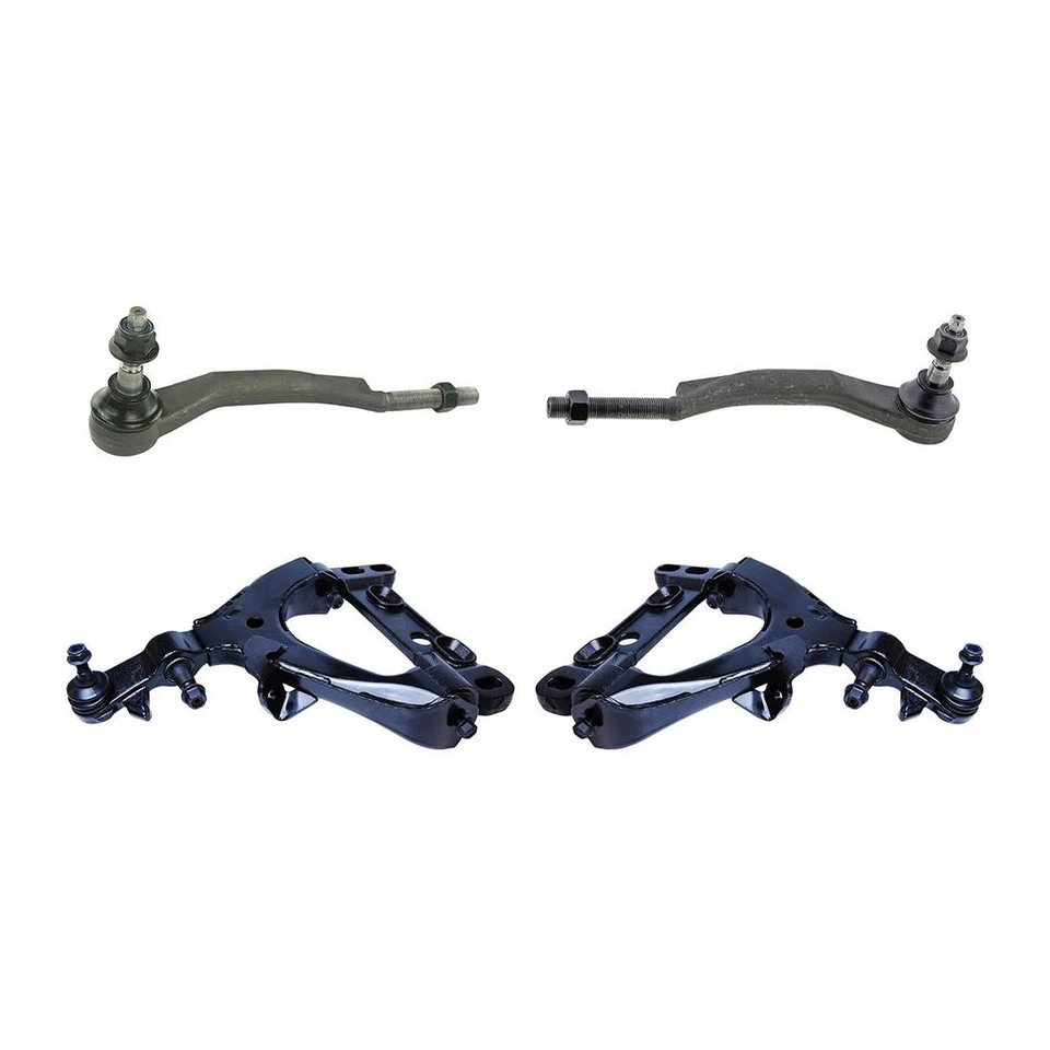 Rótula de brazo de control de extremo de barra de amarre delantera Mevotech 4 piezas para GMC Envoy XL 2002 Foto 2 de 4