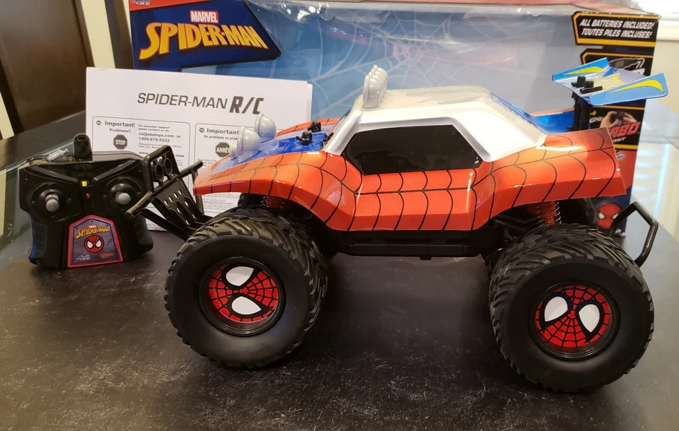 2019 JADA MARVEL SPIDER-MAN RC BUGGY REMOTE CONTROL CAR 2.4GHz W/USB CHARGER - Image 3 of 4