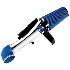 4" Blue Cold Air Intake+Heat Shield Kit For 99-06 GMC/Chevy V8 4.8L/5.3L/6.0L