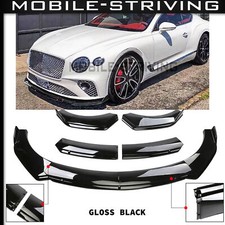 For Bentley Continental Front Bumper Chin Lip Splitter Spoiler Body Kit Us