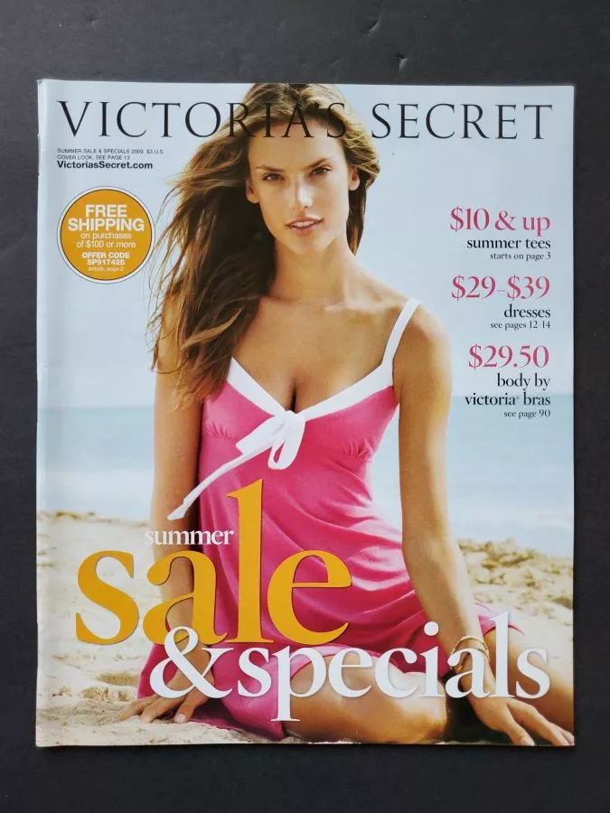 Victoria's Secret Summer Sale 2009 Catalog IRINA SHAYK Miranda Kerr Adriana  Lima