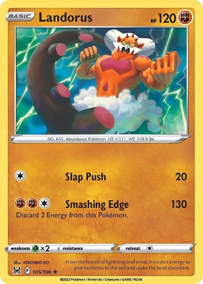 Landorus 105/196 Swsh11: Lost Origin - 1 of 1