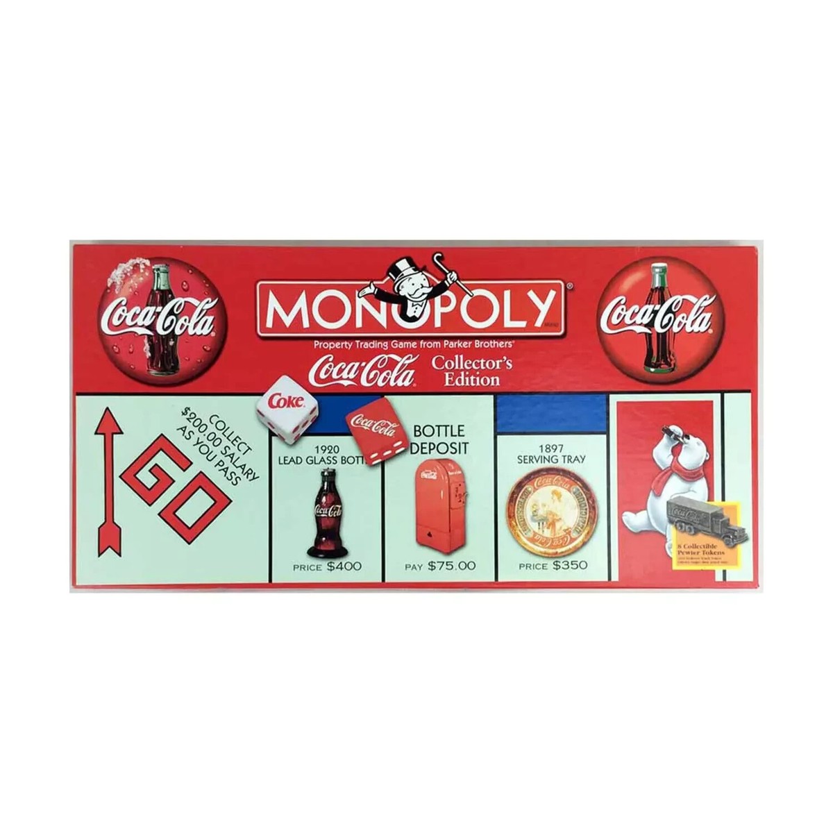 コカ・コーラ公式　モノポリー（Coca-Cola Monopoly） Vintage Coca Cola Monopoly Collectors Edition - Etsy
