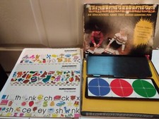 Vintage 1983 Tycro Thinklinks Deluxe Educational Tiles TMP-1 Complete w/3 Books