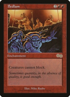Bedlam englisch near mint Urza's Saga
