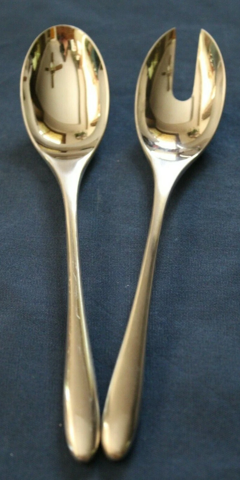 Rosenthal TAILLE 2 Piece Serving Set Spoons 18/8 Stainless Germany Flatware