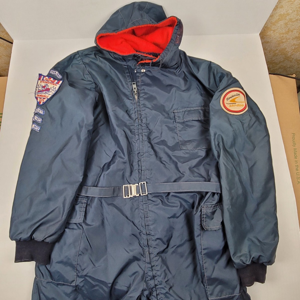 DOMN　SEMN　スノーウェア　USED Vintage 70s Ski-Doo Bombardier Snowmobile Suit Mens Medium