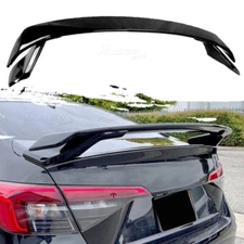 For 2022-2025 Honda Civic Hatchback Gloss Black HP Style Rear Trunk Spoiler Wing
