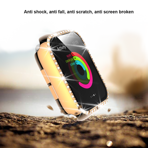 Etui ochronne Bling do Apple Watch Case Series 9 8 7 6 5 4 3 2 Ultra SE 38-49mm - Zdjęcie 11 z 20