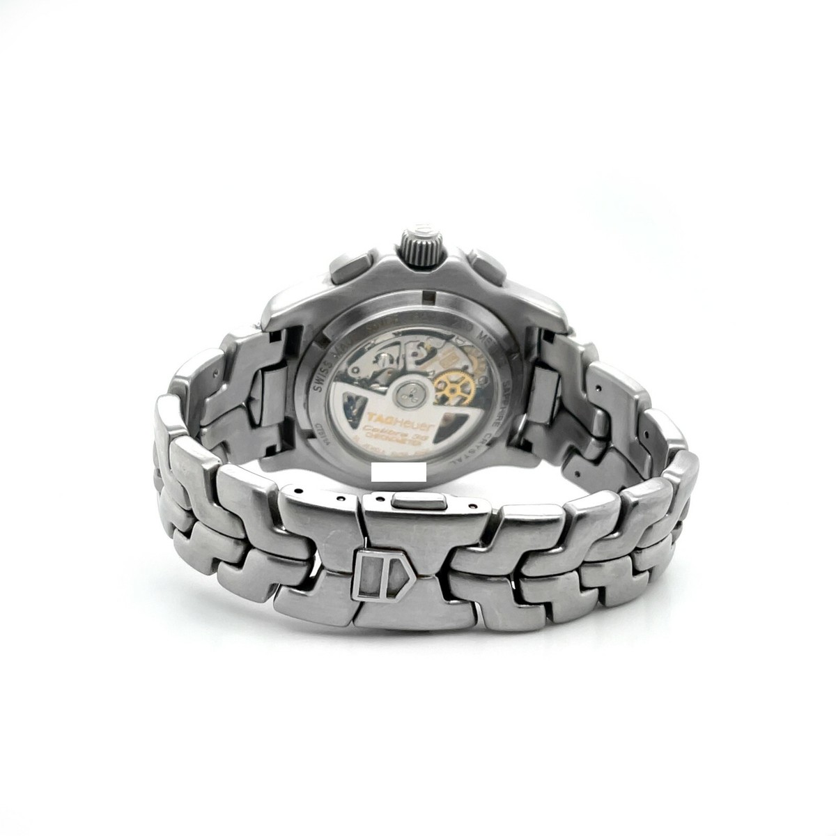 Tag Heuer - CT511A Link Black Dial Chronograph Pre-Owned Men's