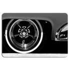 Vintage Elegance: Classic Chrome Wheel Art