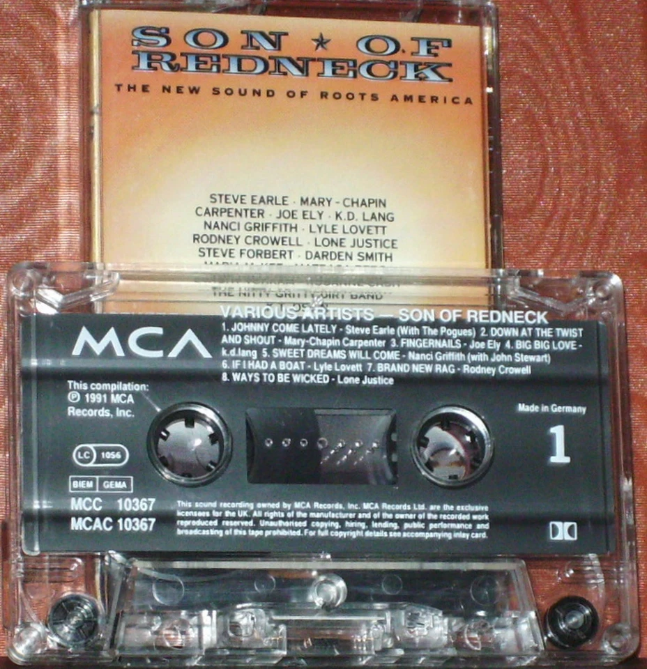 Various Son of Redneck New Sound Roots America CASSETTE ALBUM Folk Country Rock - Image 2 of 4