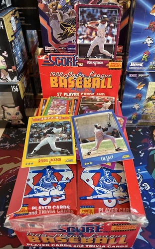 Lot Of 4 1988 Score Major League Baseball Unopened Wax Packs New Old Stock