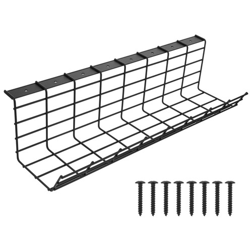 Support De Stockage Fil Bureau Rack Gestion Des Câbles Plateau Sous - Afbeelding 4 van 12