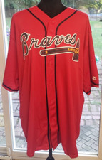 Ronald Acuna Jr. Atlanta Braves Baseball Majestic Cool Base 2XL Jersey NEW Red