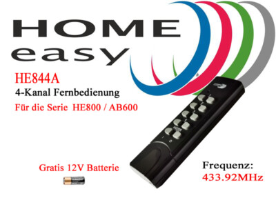 ELRO Fernbedienung für selbstlernende Systeme wie AB600 + HE800 + Home easy 12V