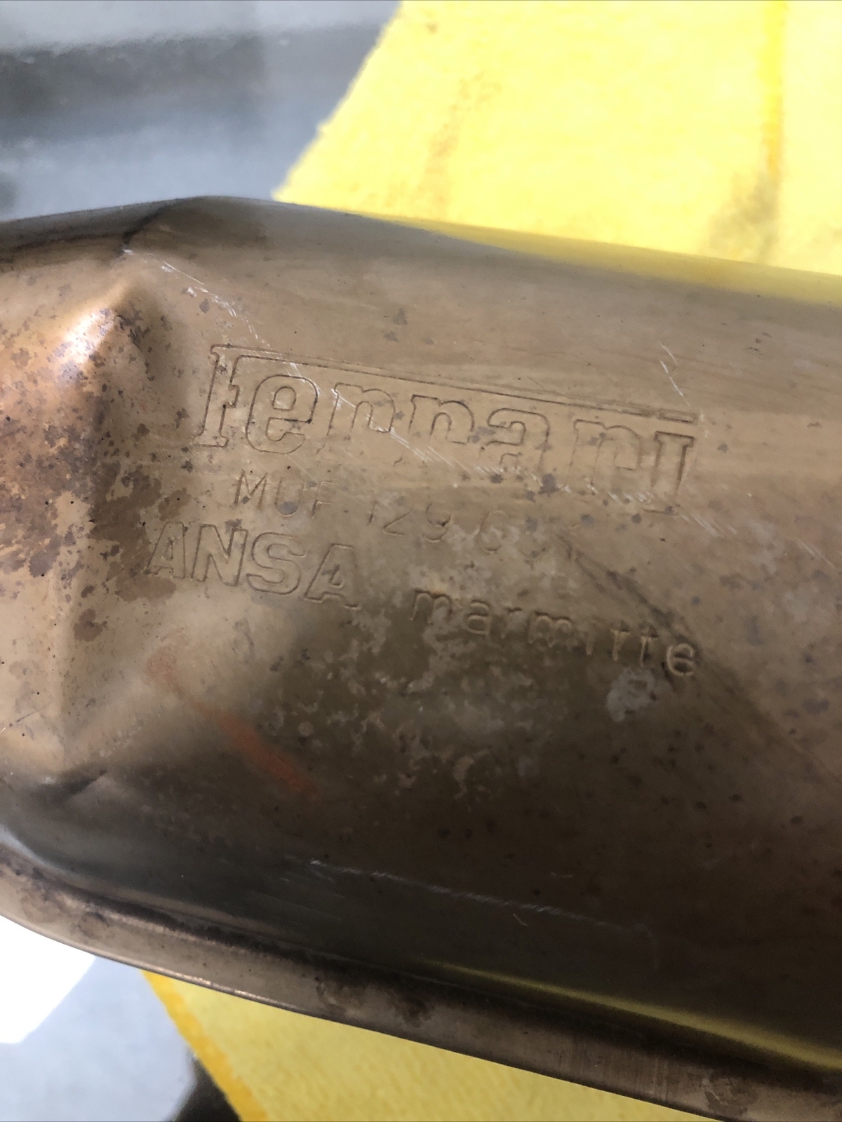 exhaust pipe ANSA  Y Silencer COMPLETE BY-PASS TUBE Ferrari F355 2.7 Motronic