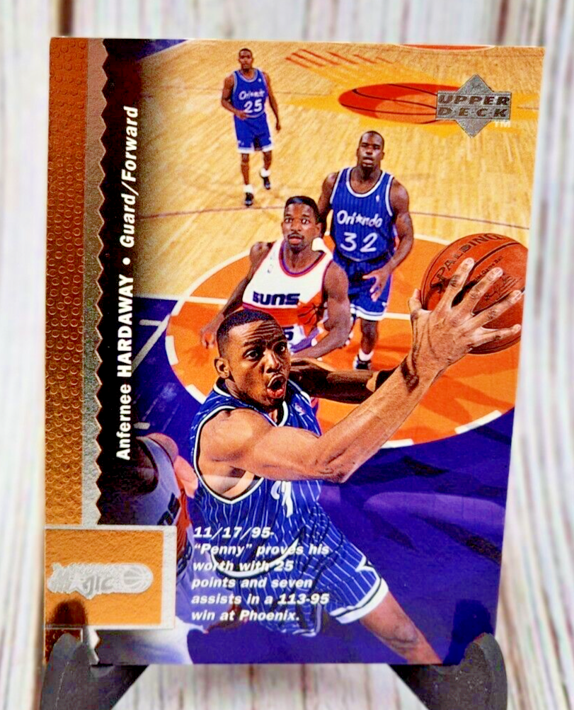 1996-97 Upper Deck ANFERNEE PENNY HARDAWAY Card #86 ORLANDO MAGIC
