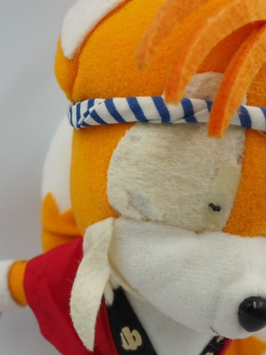 TAILS Sonic C0102 The HedgeHog Summer Festival JUNKDAMAGED SEGA Plush 1993 Japan - Picture 2 of 11
