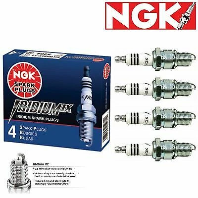 4 x Japan Iridium IX Spark Plugs NGK for 1968-1971 Volkswagen Campmobile 1.6L H4 - Image 3 of 3