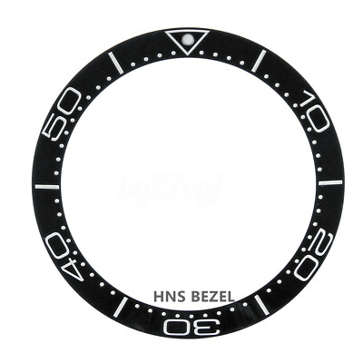 CERAMIC BLACK BEZEL FOR OMEGA 40MM SEAMASTER DIVER SEIKO SKX007