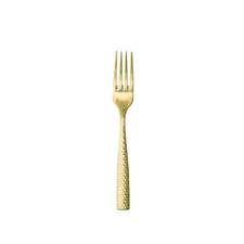 Fortessa Lucca Faceted 18/10 Stainless Steel Flatware, Salad/Dessert Fork, 7"...