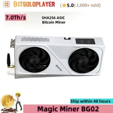 Magic Miner BG02 7.0Th/s ASIC Bitcoin Miner Dual Mode (WiFi+RJ45) BTC Mining