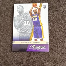 Panini Prestige Julius Randle Rookie #167 Lakers Basketball Card. rookie card picture