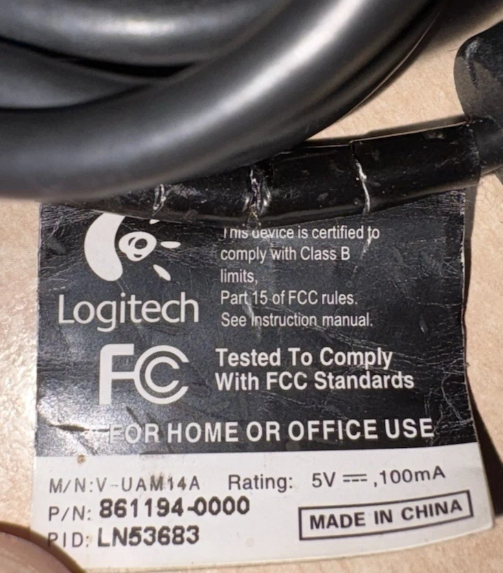 Logitech QuickCam Communicate STX USB Webcam PC Camera - Bild 3 von 4