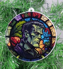 FRANKENSTEIN Horror Monster Themed Christmas Ornament