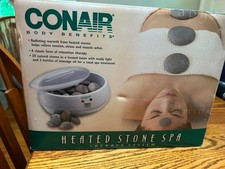 NEW OPEN BOX CONAIR Body Benefits Heated Stone Spa Therapy System