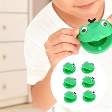 6x Hand Finger Castanets Musical Castanets Cartoon Fog Shape Education Toy