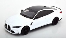 Minichamps 1/18 BMW M4 G82 2020 White Diecast Model Car 155020122