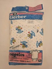 Vintage Gerber Onesies 1 Pc Underwear Bodysuit 90s Baby Size XL 35-42 Pounds USA