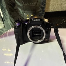 Canon EOS Rebel XTi Digital SLR Camera Black Body Only Autofocus Built-in Flash