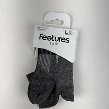 New Mens Feetures Elite Golf Ultra Light Gray Athletic Low Cut Socks Size L 9-12