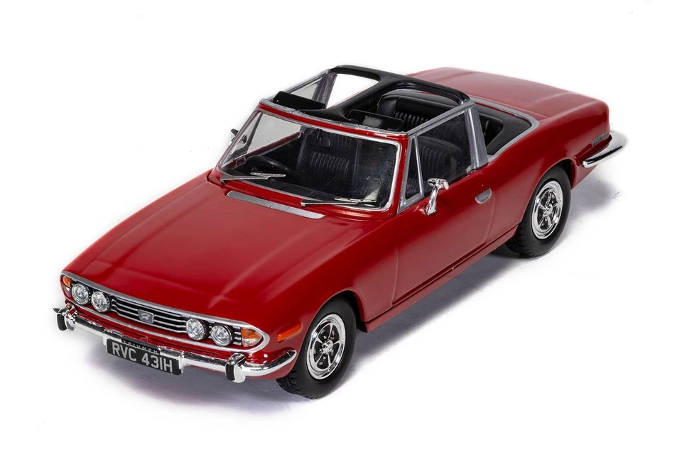 CORGI VANGUARDS VA10113 - Triumph Stag Mk1, Signal Red - 1:43 Model Car - Image 4 of 4