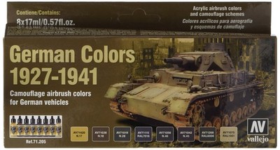- German Colors 1927-1941 Acrylic Paint Set | Model Air | AFV Color Series Ki...