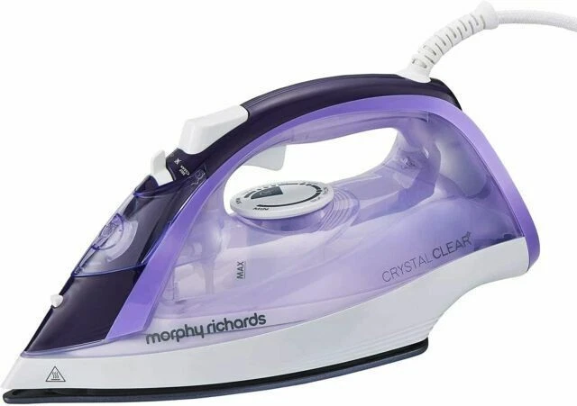 Plancha de vapor Morphy Richards 300301 cristalina, púrpura - Imagen 4 de 4